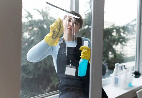 Nettoyage de vitres intérieures et extérieures à Vaux-Villaine